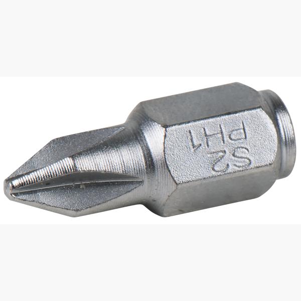 1/4" Mini-Bit für Kreuz-Schlitz-Schrauben PH 1, 18 mm