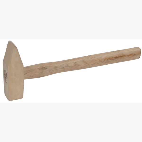 BRONZEplus Handhammer, 1200g, amerikanische Form, Hickorystiel