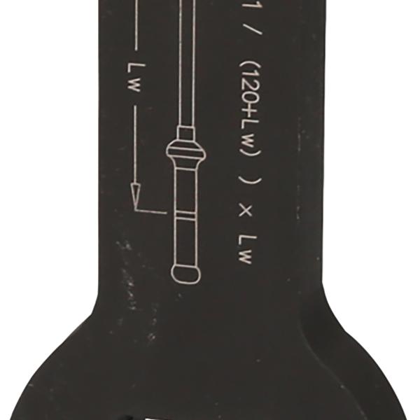 3/4" Schlag-Sechskant-Schlüssel mit 2 Schlagflächen, 26 mm