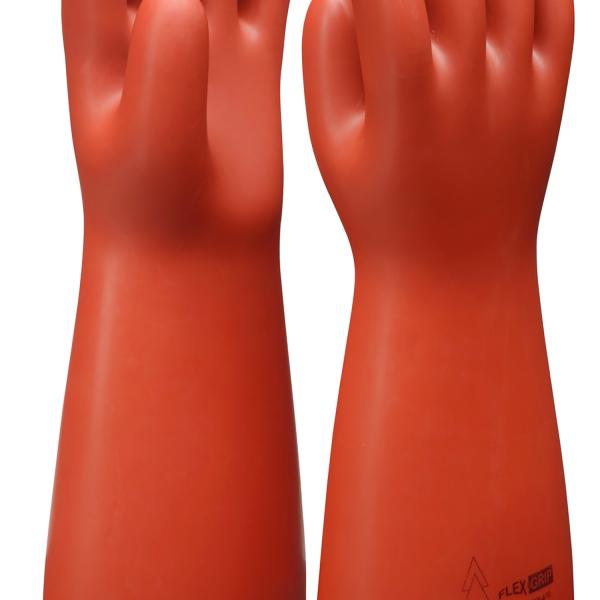 Elektriker-Schutzhandschuh mit mechanischem Schutz, Größe 10, Klasse 00, rot