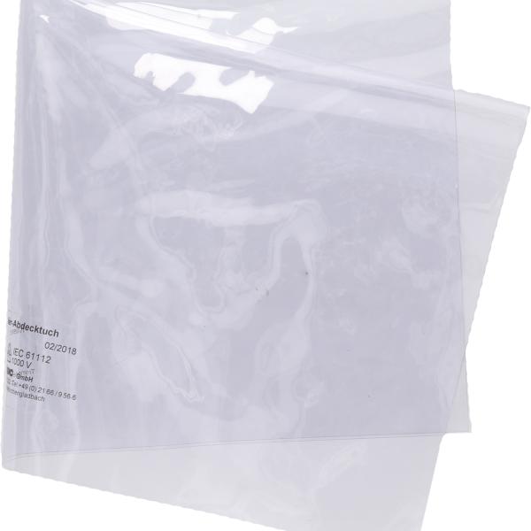 Abdecktuch mit Schutzisolierung, transparent, 130mm
