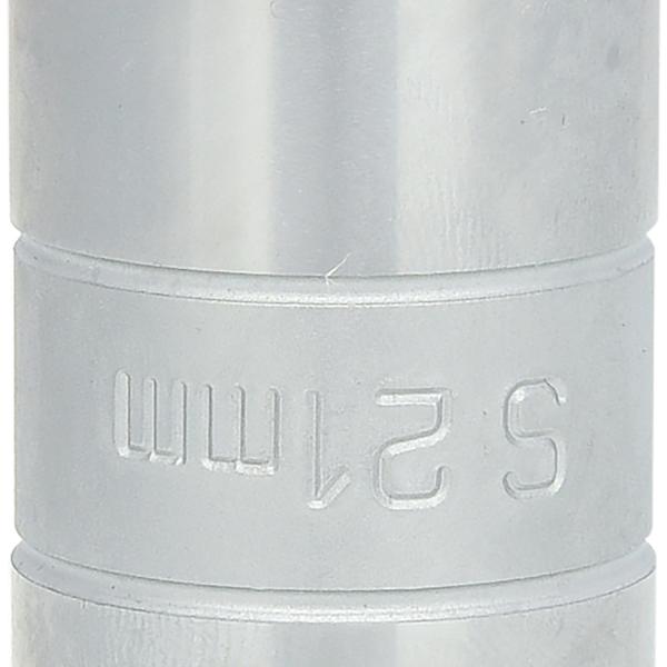 Stoßdämpfer-Außensechskant-Gegenhalter-Stecknuss, 21 mm