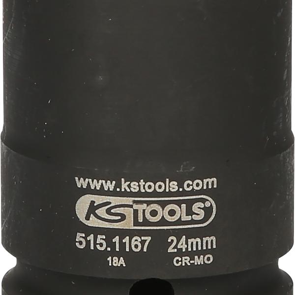 3/4" Kraft-Stecknuss-Adapter, 24mm