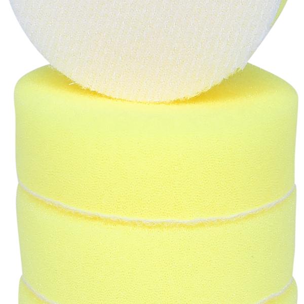 Kunststoffpad gelb, Ø 85,0mm, 5er Pack