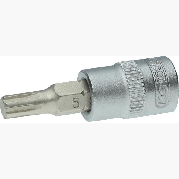 1/4" Bit-Stecknuss für RIBE®-Schrauben, M5, Länge 37 mm