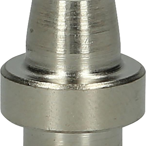 Metall-Stecknippel mit Schlauchtülle, Ø 10mm, 58mm