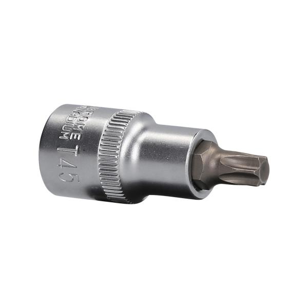 1/2" Torx-Bit-Stecknuss, 55 mm lang, T45