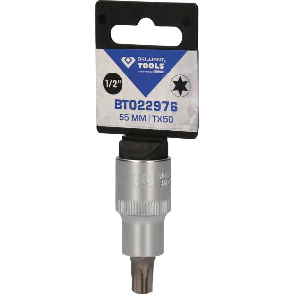 1/2" Torx-Bit-Stecknuss, 55 mm lang, T50