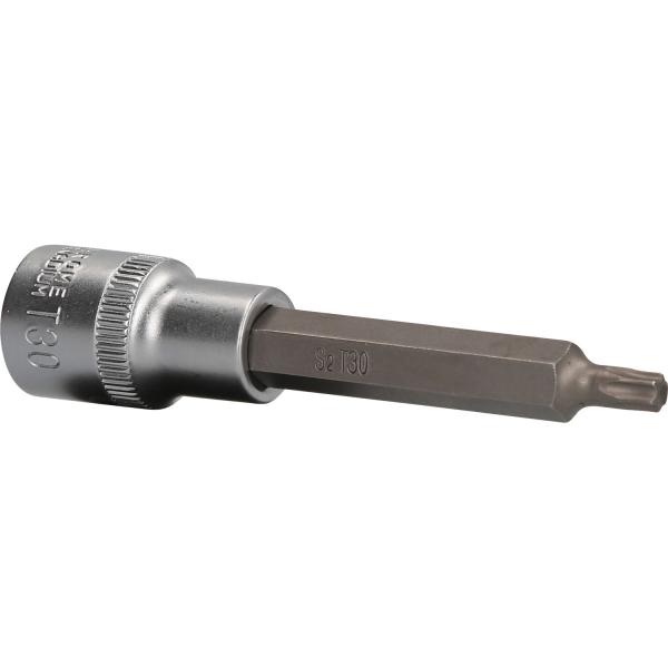 1/2" Torx-Bit-Stecknuss, 100 mm lang, T30