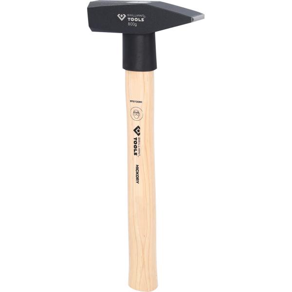 Schlosserhammer mit Hickory-Stiel, 800 g