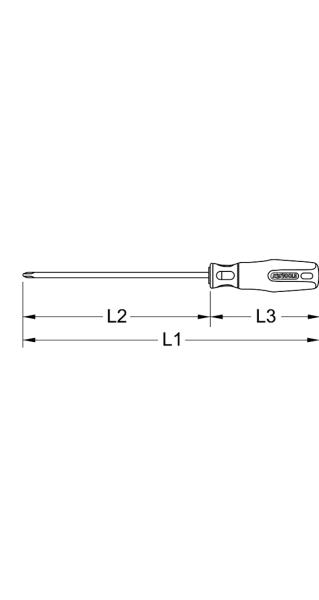 Wechsel-Schraubendreher-Einsatz für Torx-Schrauben, T15