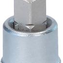 1/4" Bit-Stecknuss, Fünfstern mit Stirnlochbohrung, TS8