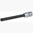 1/2" Bit-Stecknuss für Torx-Schrauben, T55, Länge 140 mm, phosphatiert